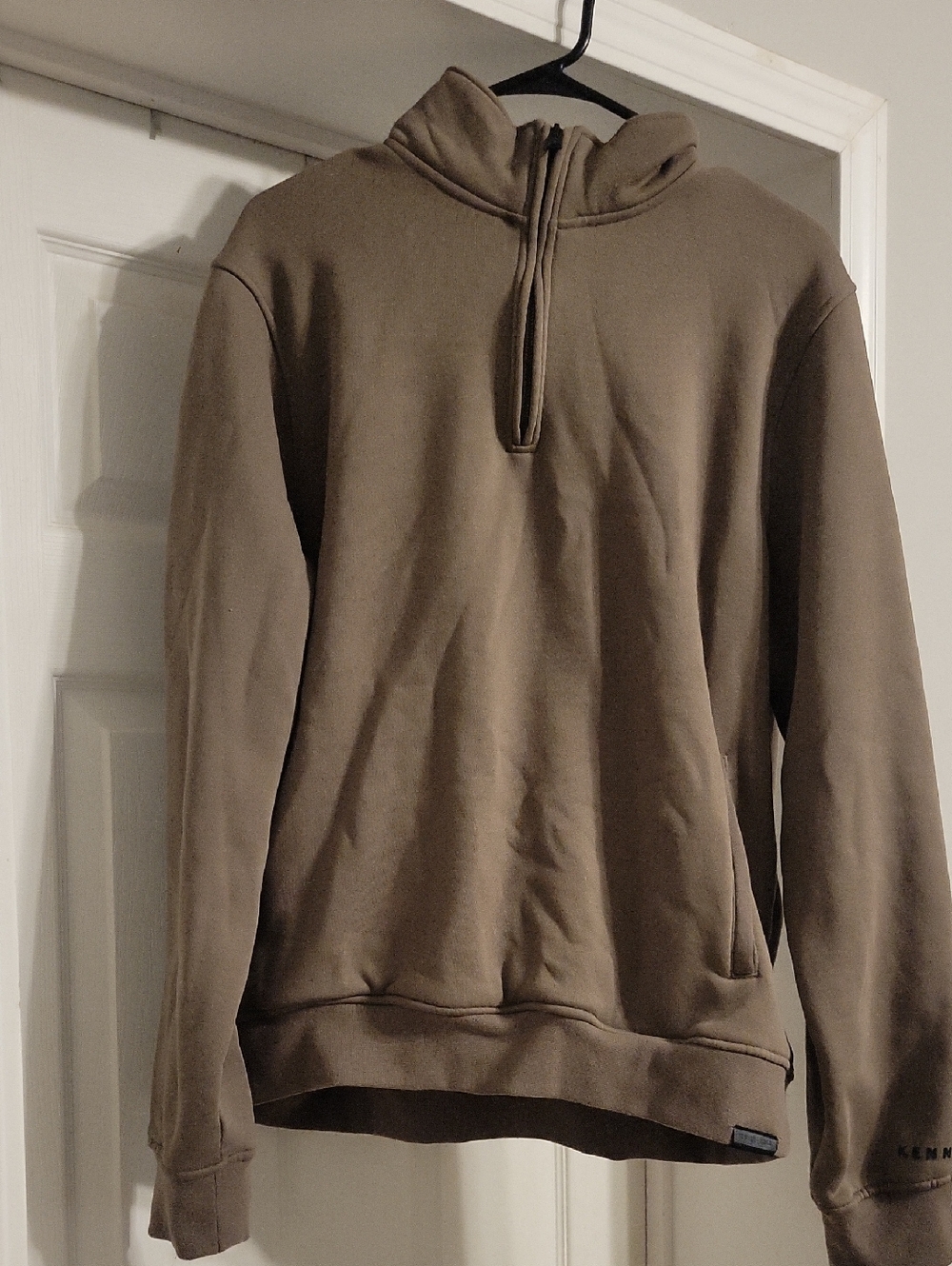 Kenneth Cole Men's Zip-Up Sweater - Brown